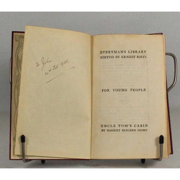 Uncle Tom's Cabin by Harriet Beecher Stowe Everyman's Library Leather 1922 - Picture 5 of 10